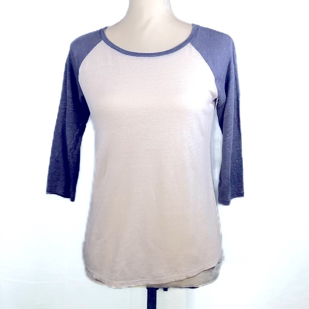 LOFT (XS) Linen Tee